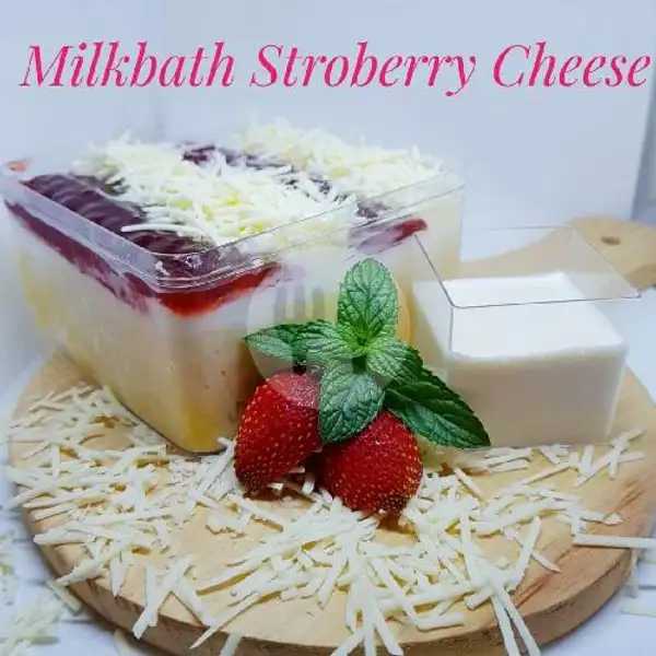 Milkbath Strawberry Keju | Arianka Dessert 1, Sesetan