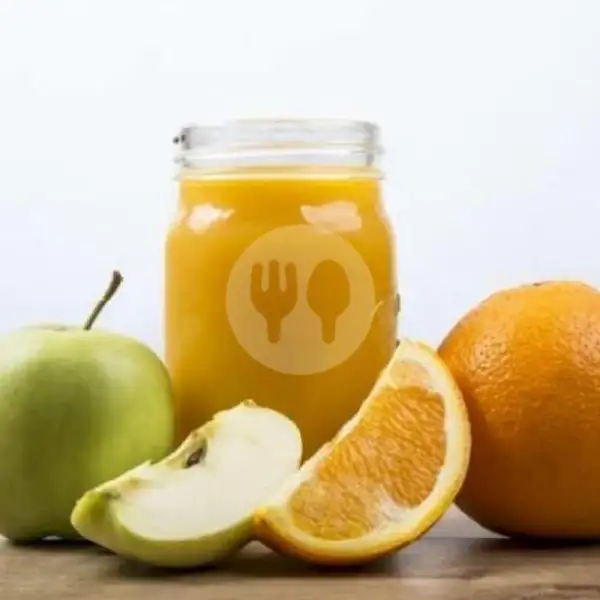 Juice Mix 2 Varian ( Apel Hijau + Orange ) | Juice Buah Ori