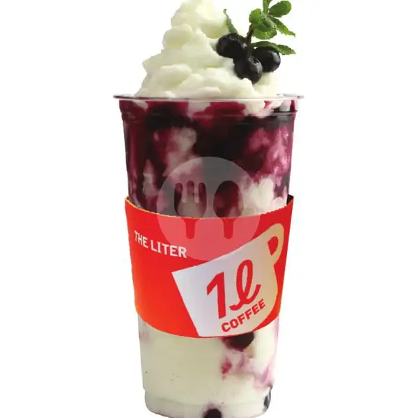 Yogurt Blueberry (LITER Size 32 oz) | The Liter, Summarecon Bekasi
