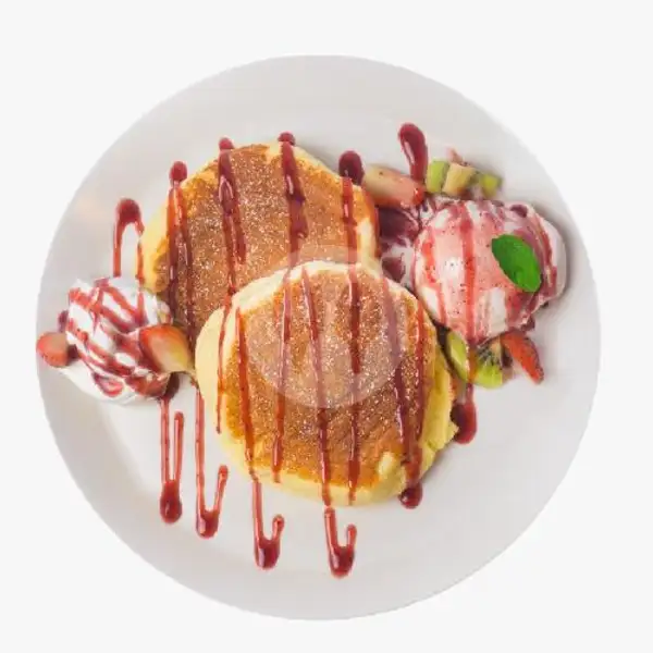 Berries Souflle Pancake | Bruno Allday Cafe, Denpasar