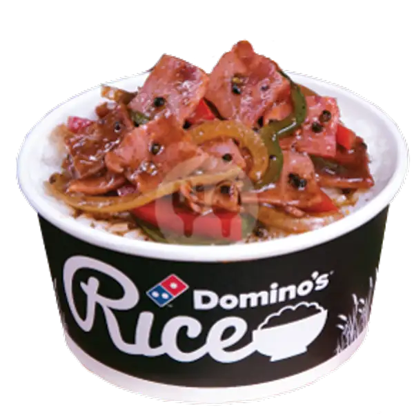 Beef Black Pepper Rice Medium | Domino's Pizza, Sudirman