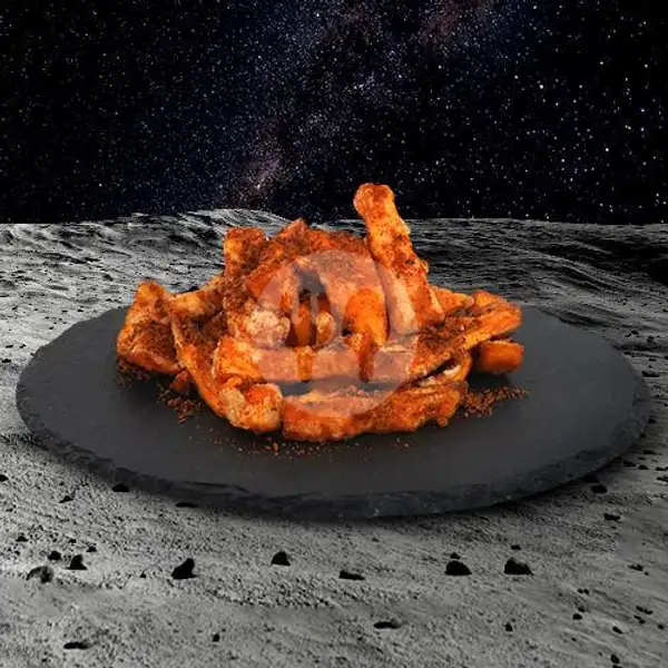 Extra Cajun Sweet Potato Fries | Moon Chicken by Hangry, Cikini