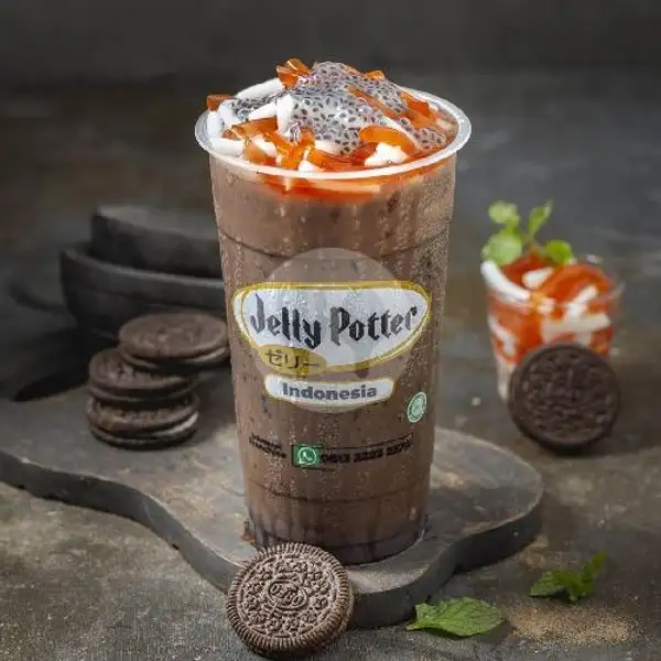 Black Coklat Oreo | Jelly Potter, Neglasari