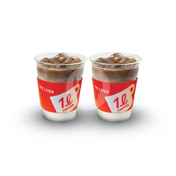 2 Brown Sugar Coffee Latte Ice Tall | The Liter, Summarecon Bekasi