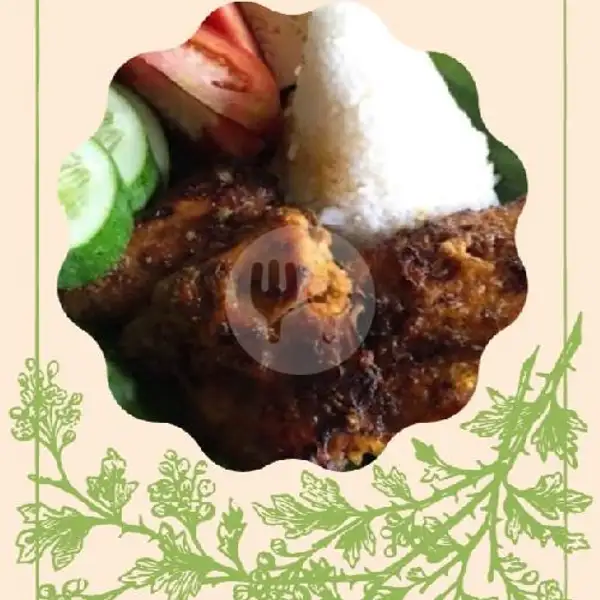 Ayam Bbq+Nasi/Kentang/Salad Vegetable+Omelet | TEA AQUILA, FAJAR INDAH