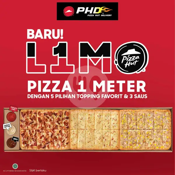 L1MO PIZZA | Pizza Hut Delivery - PHD, Wolter Monginsidi Lampung