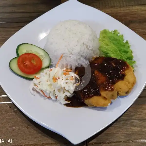 Fish BlackPapper | Let's Eat Vegetarian Cafe. Kota Batam