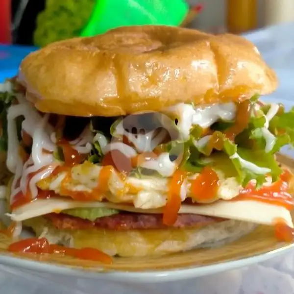 Mini Burger istimewa | Azka Sate Seafood & Sosis