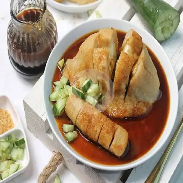 Pempek Kapal Selam Besar - Ikan Tenggiri With COCONUT COOKING OIL FOR HEALTHY | Bufet Once, Ampera Garden Food Festival