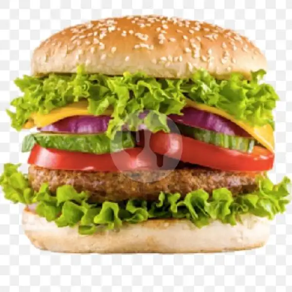 Burger Extra Large Spesial | Dynoz Burger, Hotdough, Kebab