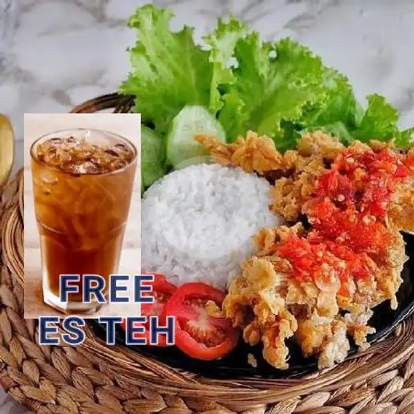 Ayam Geprek JUMBO Free Es Teh | KEDAI PAK UDIN