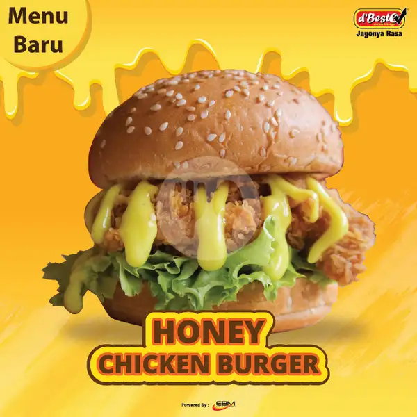 Honey Chicken Burger | d'Besto, Timbul M Kahfi
