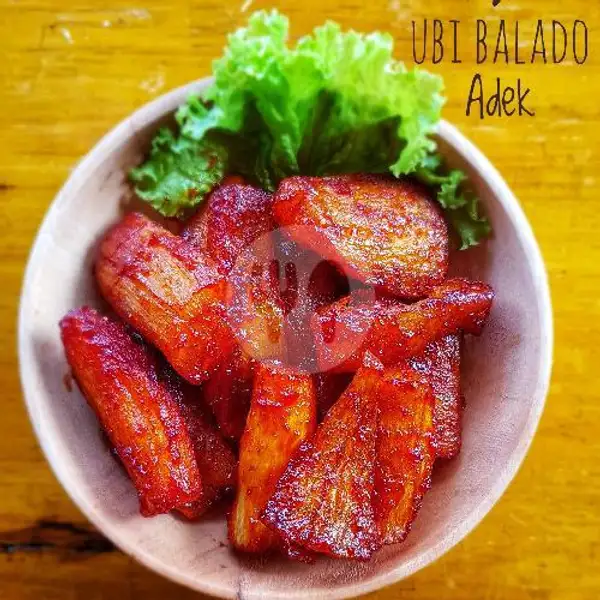 Ubi Balado Adek | Cafe Adek Vegetarian, Komplek Griya Mas