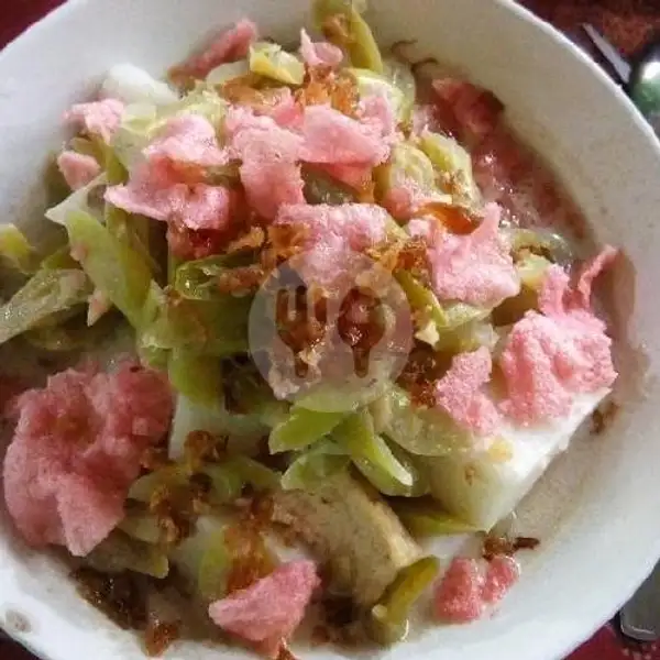 Lontong Gulai Campur 1 ( Nangka, Pakis) + Telor | Lontong Padang & Kuliner Minang Ummi Rayya, Bojong Kaler