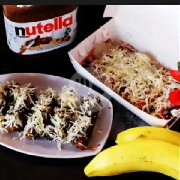pisang BAKAR Strawbeerry Goldenfill | Roti Kuro Bakar & Kukus Om Ndut, Kalideres