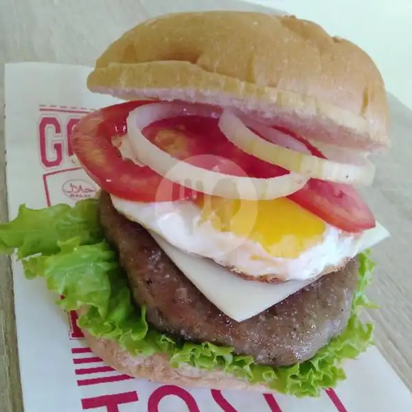 Morning Glory Sunny Beef Burger | De ChizzTilla, Bogor Selatan