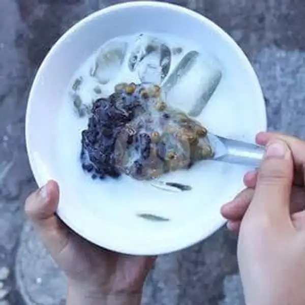 Es Bubur Kacang Hijau Campur Ketan Hitam | Bubur Ayam Sari Rasa, Lowokwaru