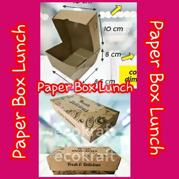 Paper Box Makanan | Teh Talua Pak Datuak, Elang