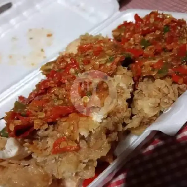 Ayam Geprek Sayap + Nasi | Crispy Fire Chicken