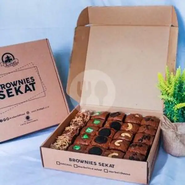 Brownies Sekat Original | Lapis Talas Bogor Arasari, Palimanan Cirebon