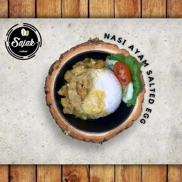 Nasi Ayam Salted Egg | Sajak Coffee, M. Yamin.