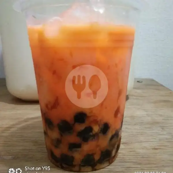 Boba milk thai tea | Seblak Mamah Ilham, Cijawura Hilir