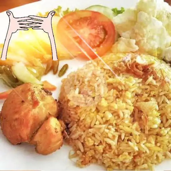 Nasi Goreng + Ayam Penyet Pro | Pecel Lele Makayla, Grogol