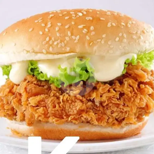 Chicken Crispy Burger Buy1get1 | Spaghetti LodoksFood, Cilendek