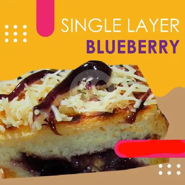 Single Layer Blueberry Cheese Meses | CNL Roti Panggang Kemandoran, Palmerah
