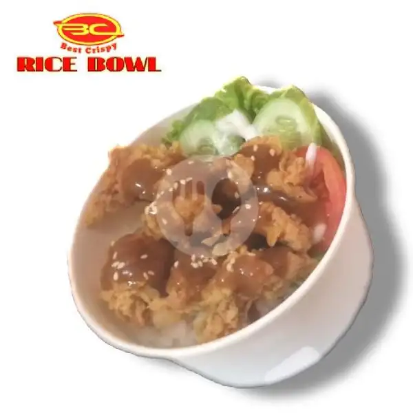 Chicken Crispy Rice bowl Saos BBQ Level 3 | Hot Crispy 