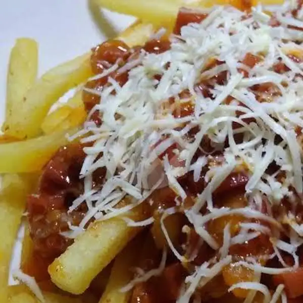 Cheesy Bolognese Fries | Rinz's Kitchen, Jaya Pura