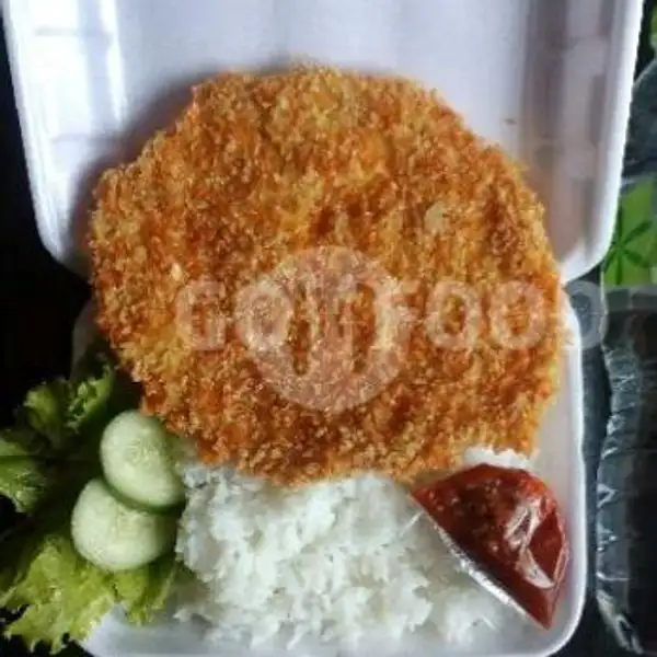 Nasi Telor Geprek + Sosis + Sambal | Telur Geprek Sarweng Bandung, Tubagus Ismail Dalam