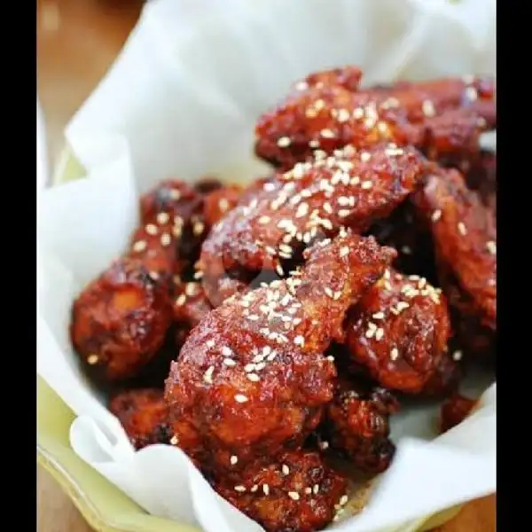 Korean Spicy Chicken Wings | Corndog Ahjumma Babakan sari 