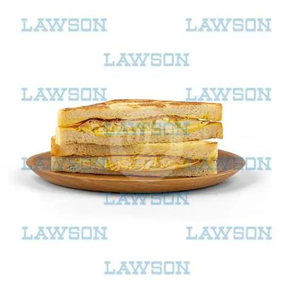 French Toast Hamburg Cheese Sandwich | Lawson, Graha Mandiri