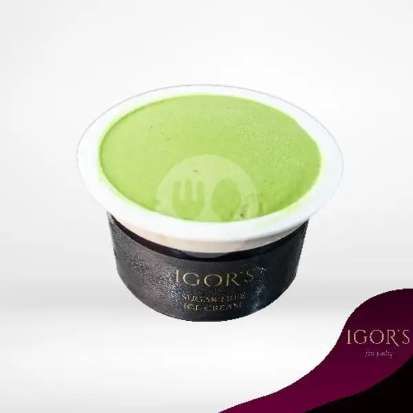 Ice Cream Cup Green Tea Tanpa Gula | Igor's Pastry, Biliton