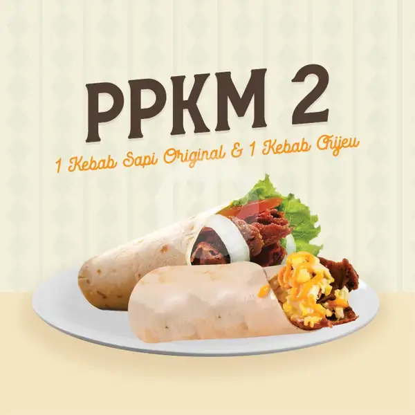 Paket Puas Kebab Murah 2 | Kebab Container by Baba Rafi, SPBU Ngagel