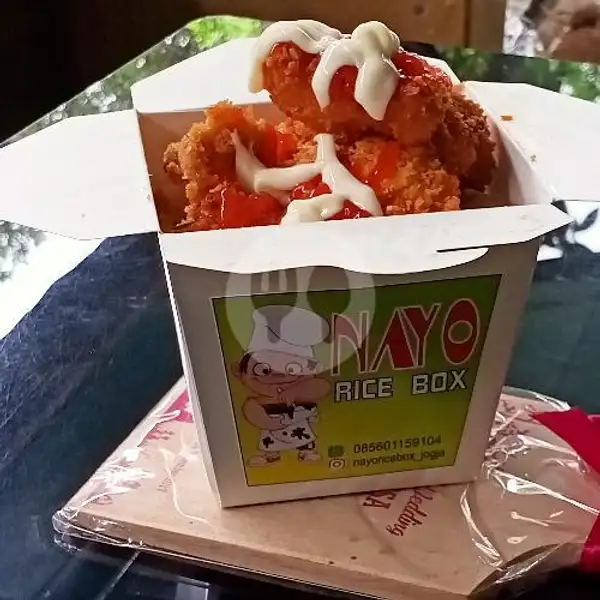 Ayam Katzu Mayo | Nayo Rice Box Dan Nayo Milky Drink, Gedongtengen