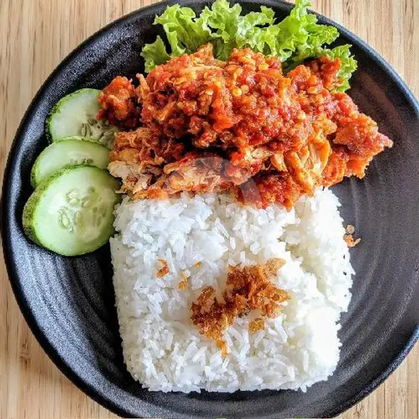 Nasi + Dada/Paha Atas Geprek | Ayam Dadar Bandung, Cilacap