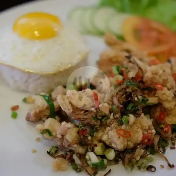 Nasi Ayam Cabai Garam | Asimo Cafe, Raden Intan