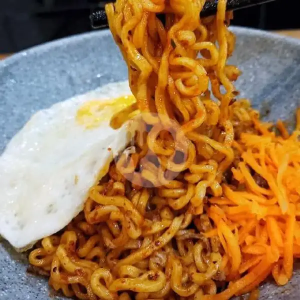 Miesedap Korean Spicy Dobel+Telur | Ayam Geprek Arjuna, Lidah Wetan G.5