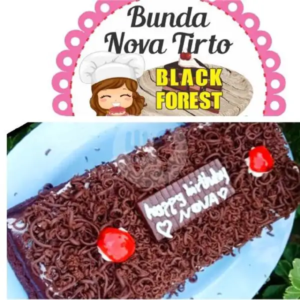 TRAT BLACK FORET TOPING COKLAT PARUT(bisa Kasi Tulisan) | Brownies Bunda Nova Tirto, Tidar