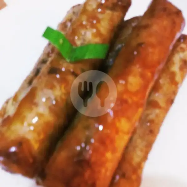 Banana Stick Roll Caramel | Lopis Betawi dan Salad buah (salbuger) Dapur Mpok Win, Bintara Jaya