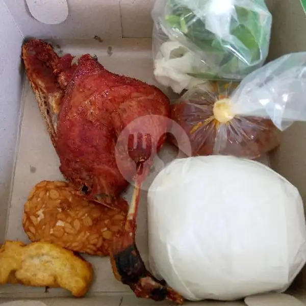 Nasi Box Bebek Goreng Paha+Tahu Tempe | Bebek Goreng Barokah, Cilegon Kota
