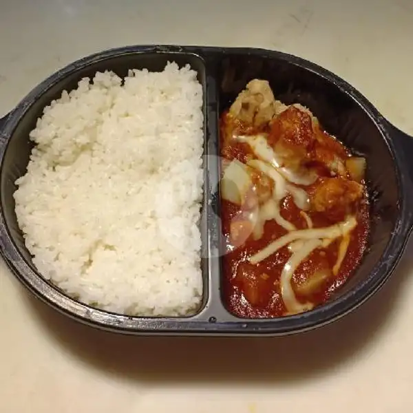 Rice With Chicken Cheese Buldak | Bubuk Kopi, Perumahan Kopo Permai 3