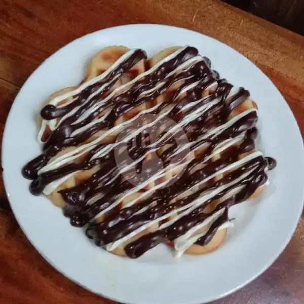 Waffle Choco Jomblo + Es Teh/Es Jeruk | MS Croffle & Waffle