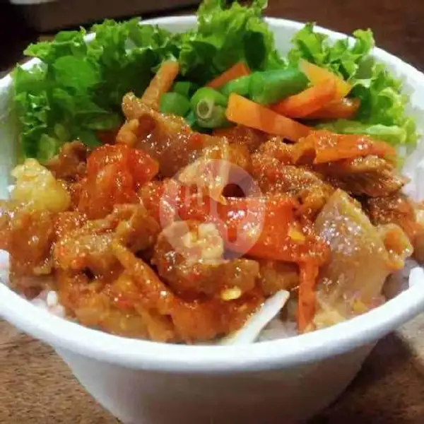 Rice Bowl Fishroll Mercon | Thai Tea Jajankuy