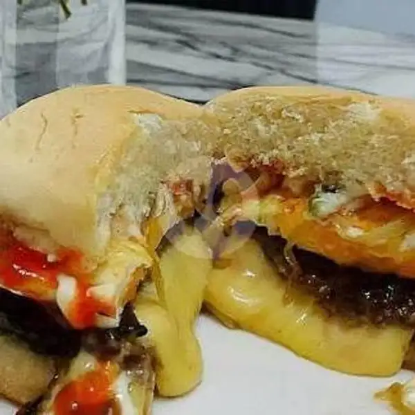 Burger+Telur+Daging+Keju | Mie Aceh Bang Aim, Medan Deli