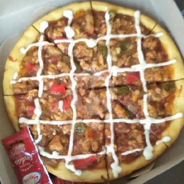 Pizza Ayam Saos Lada Hitam | Pizza Papa, Gunung Batur