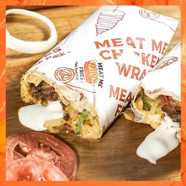 Meat Me wrap | Meat Me Fries - Satu Kitchen, Riau