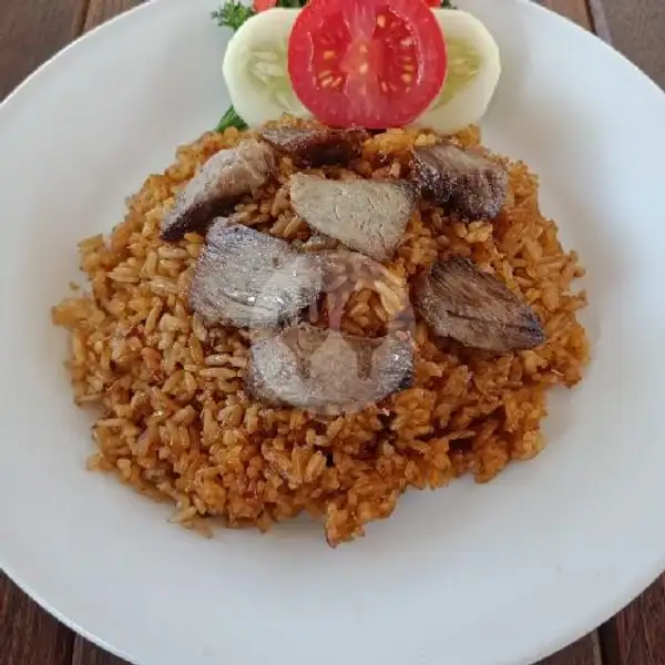 Nasi Goreng Bumbu Kare (Pilih Lauk 1 Aja : Babat / Iso / Daging / Cumi / Ayam Geprek / Udang / Cumi | Nasi goreng Cethok Bang Jack (Bakmie, Bihun, Kwetiauw, Cap Cay, Gongso)